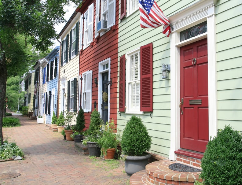 Alexandria, Virginia rowhouses