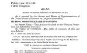 History, Health Insurance and the Affordable Care Act