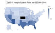 COVID-19 Hospitalization Map Continues to Darken