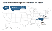 5 Insurance Regulator Races Are on Nov. 3 State Ballots