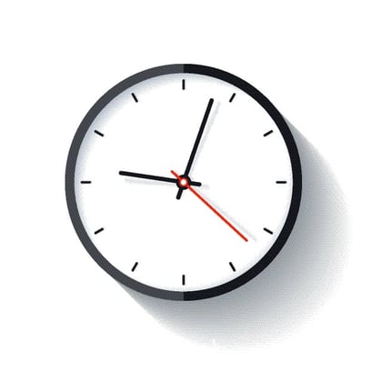 An analog clock. (Photo: Panimoni/Shutterstock)
