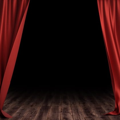 Red Stage Curtains