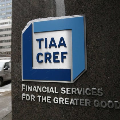 TIAA-CREF Sign