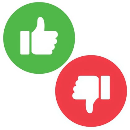 Thumbs up, thumbs down images