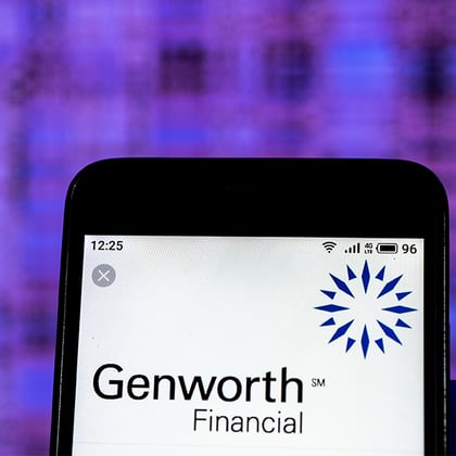 Genworth logo on phone