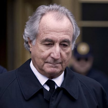 Bloomberg headshot of Bernard Madoff
