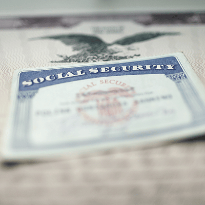Adobe Stock image of Social Security card