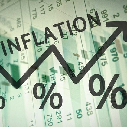 inflation numbers, up arrow