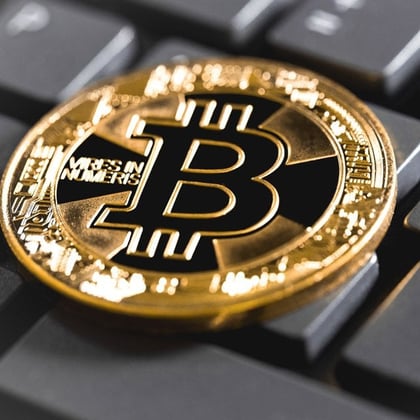 Shutterstock image of bitcoin