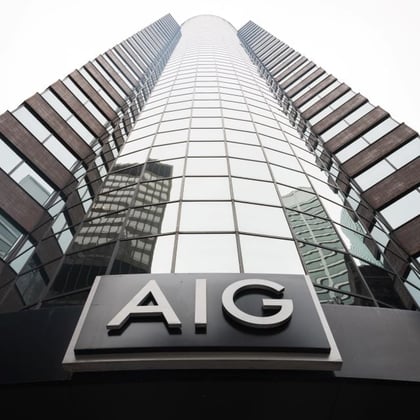 Pictured: AIG's headquarters in New York. (Photo: Ryland West/ALM)