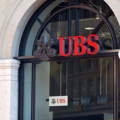 UBS Bank Sign