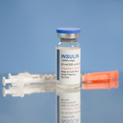 Vial of insulin