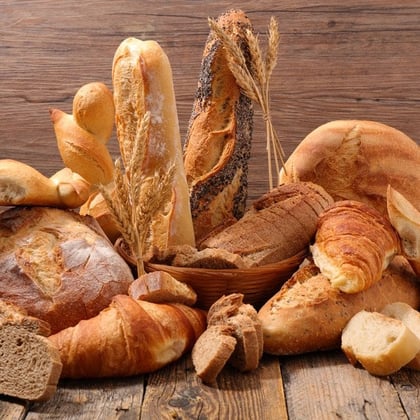 All kinds of delicious-looking bread