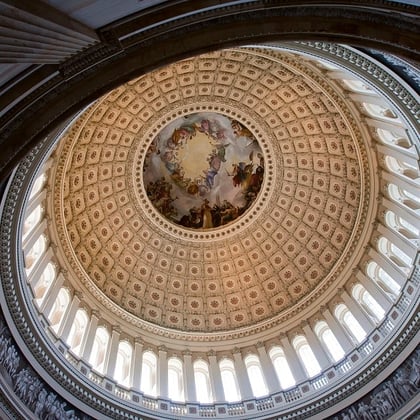 Inside of the Rotunda at the U.S. Capitol in Washington, D.C. September 20, 2013. Photo by Diego M. Radzinschi/THE NATIONAL LAW JOURNAL.