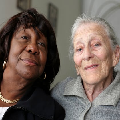 Two older women together