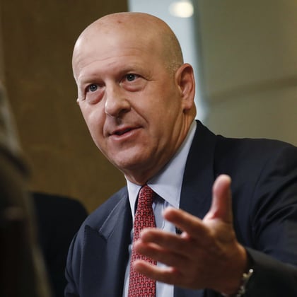 Goldman Sachs David Solomon, Chairman and CEO