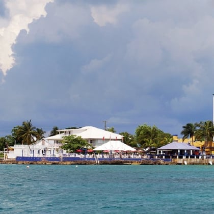 A beach resort in the Cayman Islands