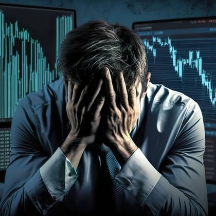 Worried stock investor