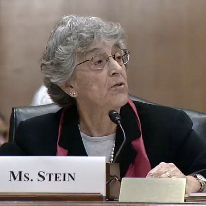 Judith Stein. Credit: Senate Finance Committee
