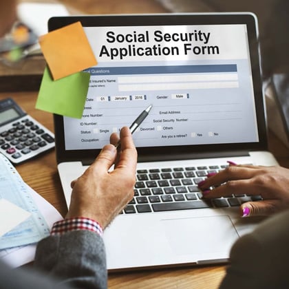 Social Security application form