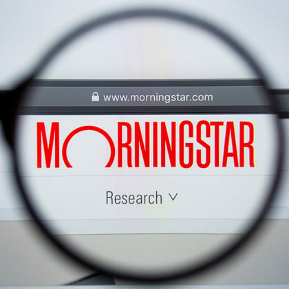Morningstar logo on a website