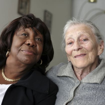 Two older women