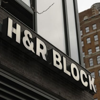 H&R Block Sign