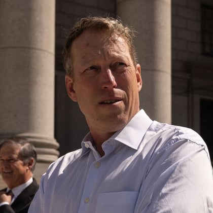 Lawrence Billimek exits federal court in New York, on May 20