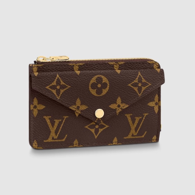 Shop Louis Vuitton 2023 SS Monogram Leather Folding Wallet Folding