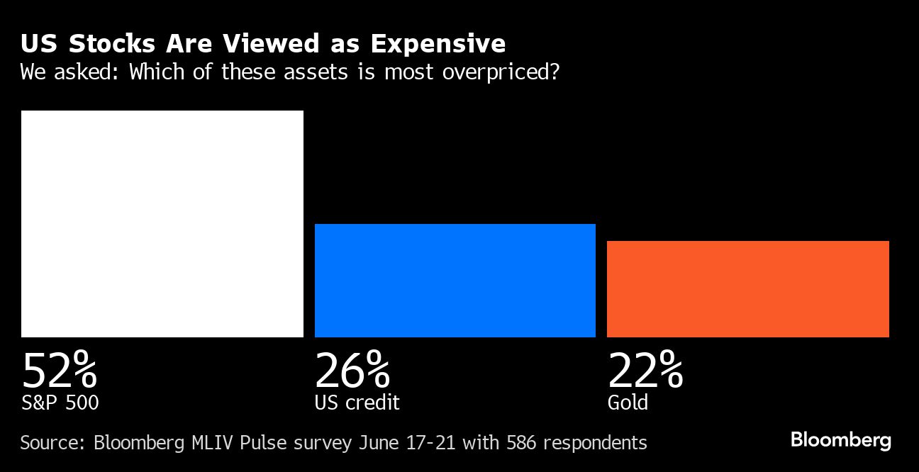 US Stocks Are Viewed as Expensive | We asked: Which of these assets is most overpriced?